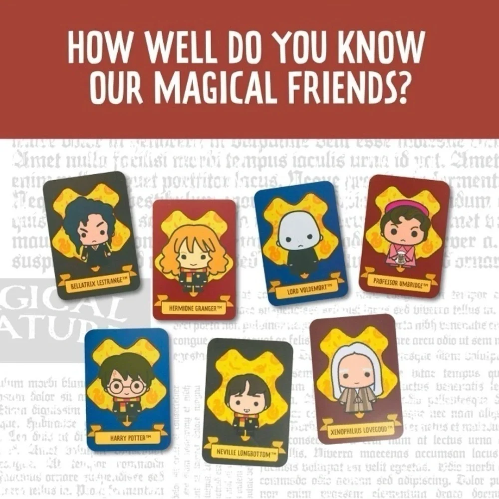 Harry Potter Who is It Guessing Game